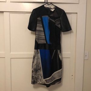 Helmut Lang Dress Blue and Black